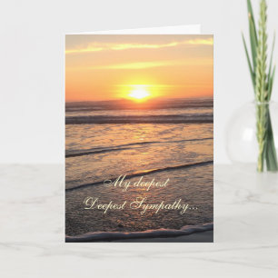 Sympathy Ocean strand en zonsondergang Kaart
