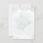 Sympathy Photo Eucalyptus Carte de remerciements f (Dos)