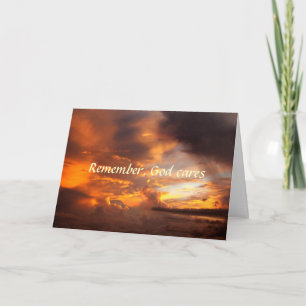 Sympathy Souvenez-vous que la carte Sunset de God 