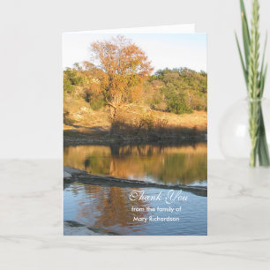 Sympathy Thank You Card beroemd gemaakt door River Bedankkaart