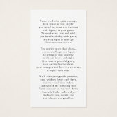 Sympathy US Flag Military Photo Prayer Card (Dos)