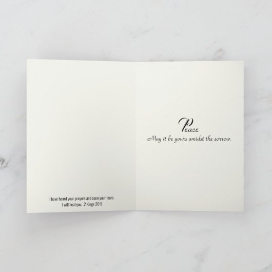 Sympathy Waterverf met sneeuw bedekte bergen Kaart (Binnen)