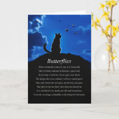 Sympathy with Cat and Butterflies and Spiritual Kaart (Gele Bloem)