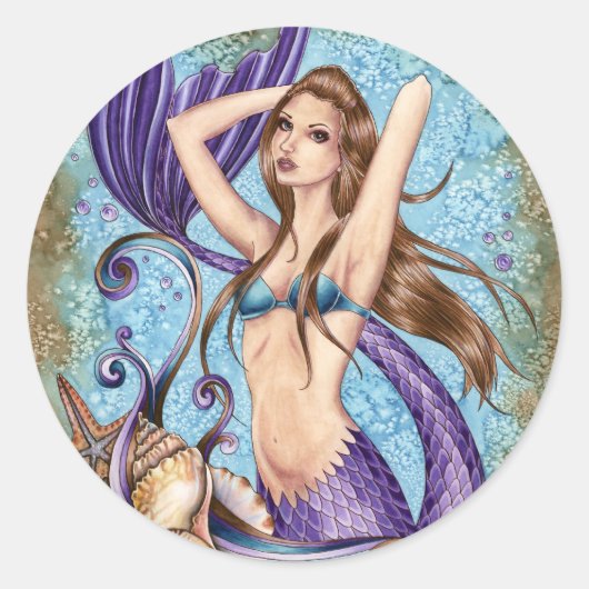 Symphoni - Ocean Mermaid Sticker (Voorkant)