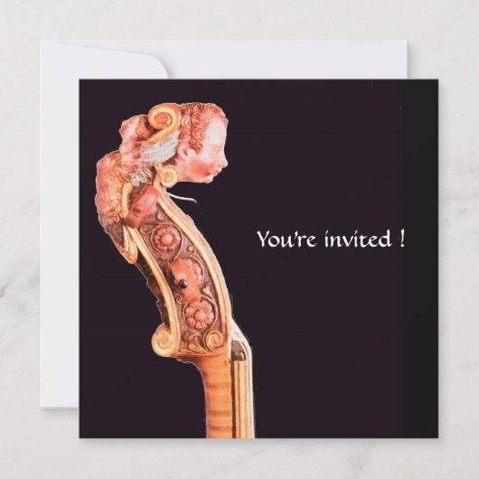 SYMPHONIA CLASSIC MUSIC CONCERT, Vioolrol Kaart (Voorkant)