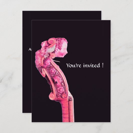 SYMPHONIA / CLASSIEKE MUZIEK ,Fuchsia Kaart (Voorkant / Achterkant)