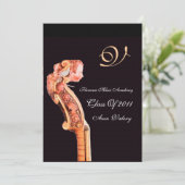 SYMPHONIA KLASIEKE MUZIEK AFstudeer MONOGRAM brui Kaart (Staand voorkant)