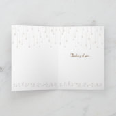 Symphonie blanc de pluie pensant à vous carte (Intérieur)
