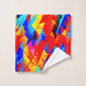 Symphonie couleur Abstraite (Gant de toilette)