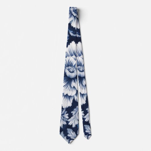 symphonie cravate bloom cobalt (Devant)
