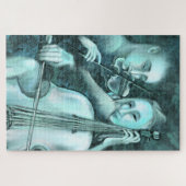 Symphonie d'amour - Duet - Peinture d'art Puzzle (Horizontal)
