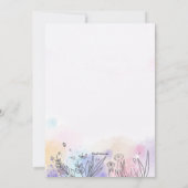 Symphonie de Faire-part de grossesse couleur (Dos)