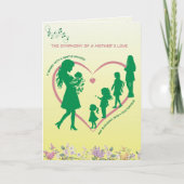 Symphonie de la carte de fête des mères (Devant)