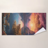 Symphonie de montagne : un mélange harmonieux de c (Serviette de bain)