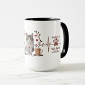 Symphonie de pattes douces - Mug combo 15 oz avec  (Devant droit)