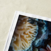 Symphonie des fonds marins : Serviette de plage de (En situation)