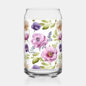 Symphonie Royal Bloom Purple Floral Pattern (Verso)