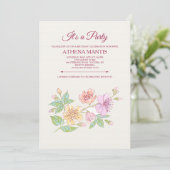 Symphony Floral Invitation (Debout devant)