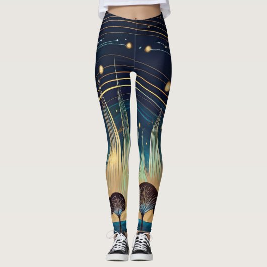Symphony Oasis in het bos Leggings (Voorkant)
