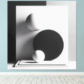 Symphony of Centered Shadows Canvas Afdruk (Insitu (Houten vloer))