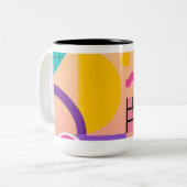 Symphony of Shadows unlock your art potential with Tweekleurige Koffiemok (Voorkant links)