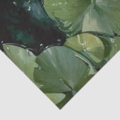 Symphony of Water Lilies Decoupage Tissuepapier (Detail)