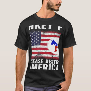 Symptomen van Donkey Pox voor en achter T-shirt