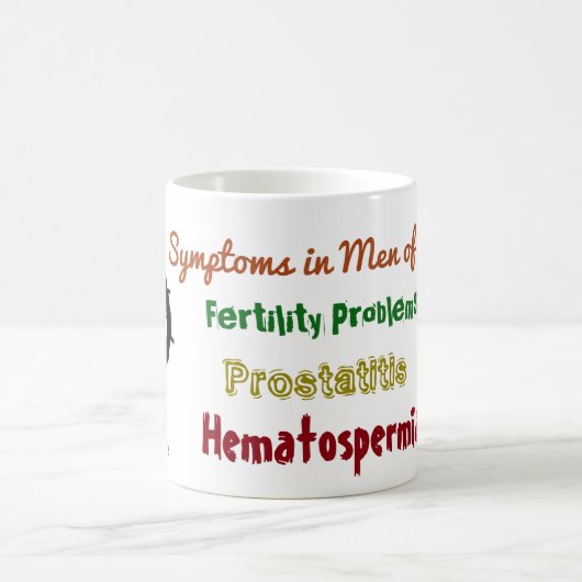 Symptômes chez les hommes Zika Mug par RoseWrites (Centre)