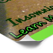 Symptômes de la maladie de Lyme et Poster de pouss (Coin)