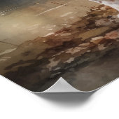 Symte Brittany Dog Art Imprimer Poster (Coin)