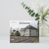Synagoge en Moskee Paramaribo Suriname Briefkaart (Staand voorkant)