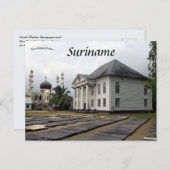 Synagoge en Moskee Paramaribo Suriname Briefkaart (Voorkant / Achterkant)