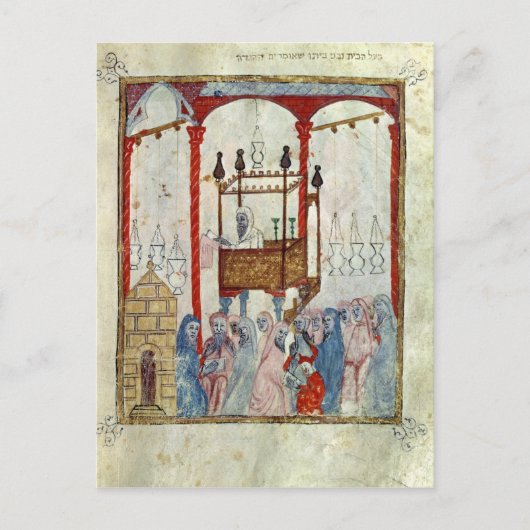 Synagogue, c.1350, Noord-Spanje Briefkaart (Voorkant)