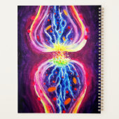 Synaps met neurotransmitters planner (Achterkant)