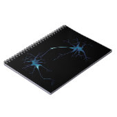 Synaps tussen neuronen, neurowetenschap neuron notitieboek (Linkerzijde)