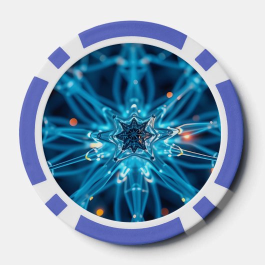 synaptische ster poker chips (Achterkant)