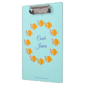 Synchro Coach Synchronized Swimming Goldfish Cute Klembord (Links)