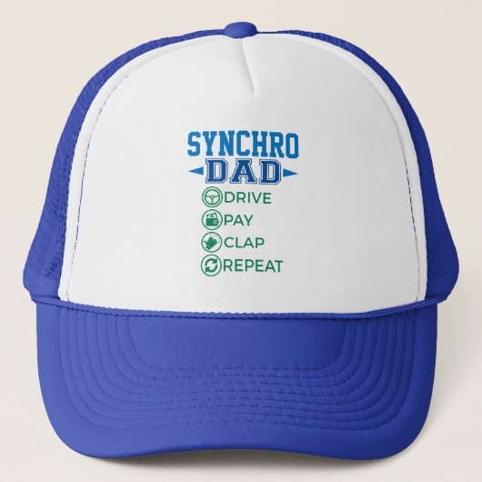 Synchro Dad Drive Pay Clap Synchronating Skating Trucker Pet (Voorkant)