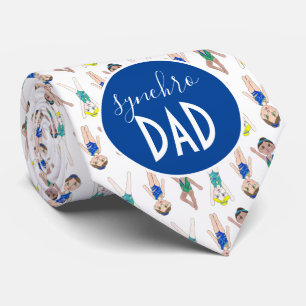 SYNCHRO DAD Synchronized Swimming Daughter Name Stropdas