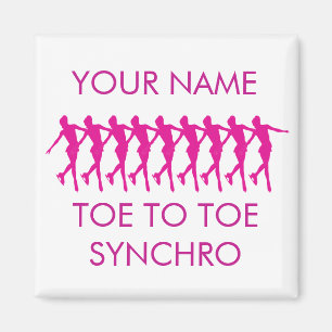 SYNCHRO FIGURE SKING MAGNET MAGNEET