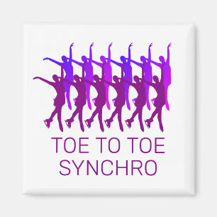 Synchro kunstschaatsen Giftware Magneet