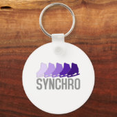 Synchro-Schaatsen Sleutelhanger (Voorkant)