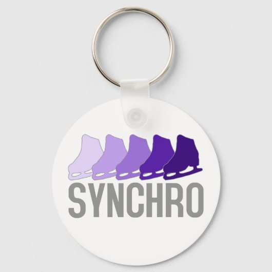 Synchro-Schaatsen Sleutelhanger (Voorkant)
