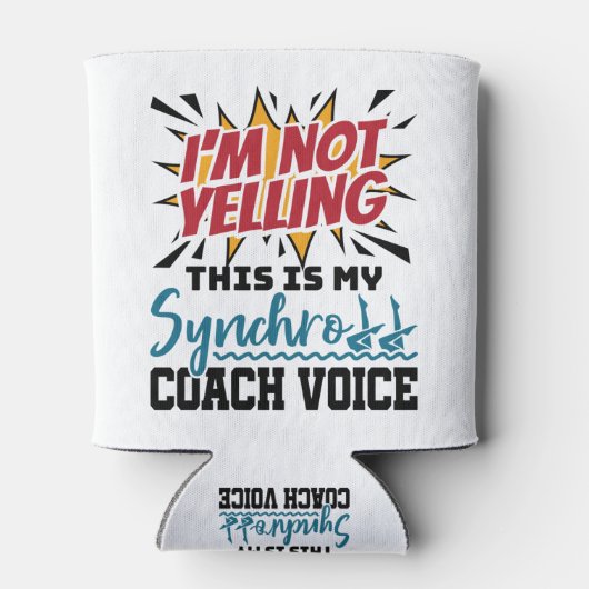 Synchrome zwemsynchrone coach blikjeskoeler (Achterkant)