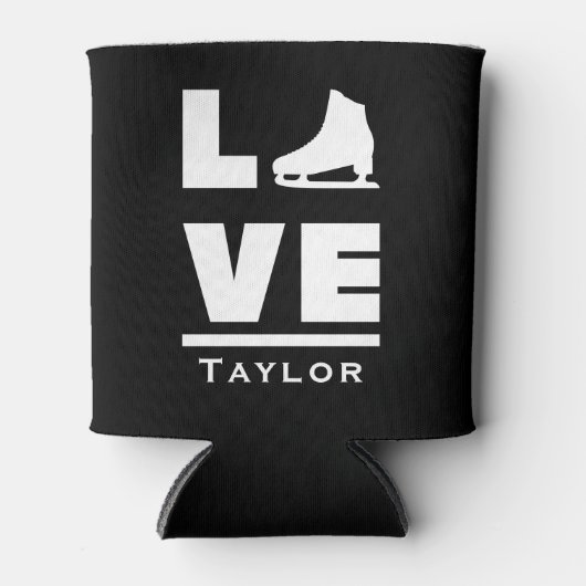 Synchrone liefde en live-beeldschaatsen blikjeskoeler (Voorkant)