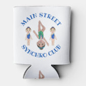 Synchrone zwemsport blikjeskoeler (Voorkant)