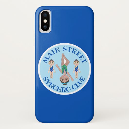 Synchrone zwemsport Case-Mate iPhone case (Achterkant)