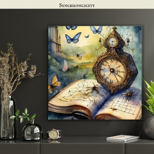 Synchroniciteit belichaamde mystiek spiritualiteit poster