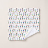 Synchroon synchroon voor synchroon Swimmer Girls S Bad Handdoek (Wasdoekje)