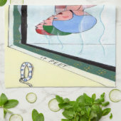 Synchroon zwemmen theedoek (Gevouwen)